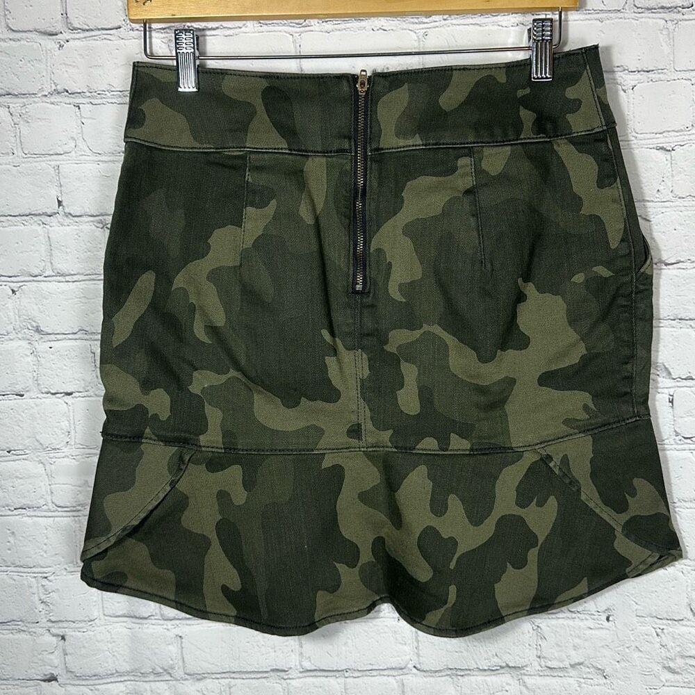 White House Black‎ Market Camo Skirt Sculpt Fit size 6 NEW - Picture 3 of 9
